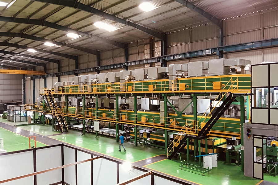 Aluminium Duplex Color Coating Double Baking Production Line
