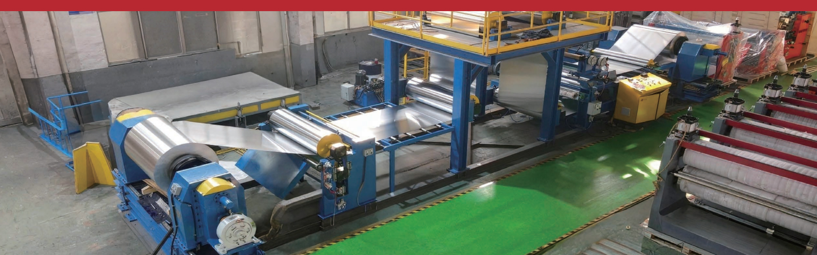 Rewinding Embossing productio linea